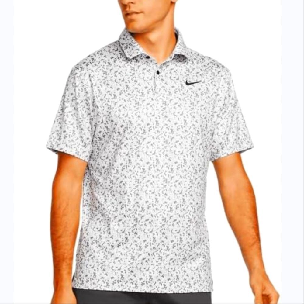 Nike Men's Dri-fit Tour Polo Camo Golf PHOTON DUST Gray Sz XXL